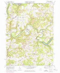 Distant Pennsylvania Historical topographic map, 1:24000 scale, 7.5 X 7.5 Minute, Year 1969