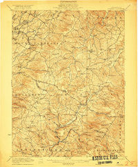 Donegal Pennsylvania Historical topographic map, 1:62500 scale, 15 X 15 Minute, Year 1922