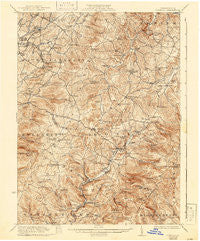 Donegal Pennsylvania Historical topographic map, 1:62500 scale, 15 X 15 Minute, Year 1935