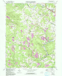 Donegal Pennsylvania Historical topographic map, 1:24000 scale, 7.5 X 7.5 Minute, Year 1967