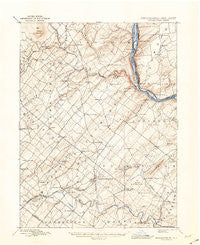 Doylestown Pennsylvania Historical topographic map, 1:62500 scale, 15 X 15 Minute, Year 1891