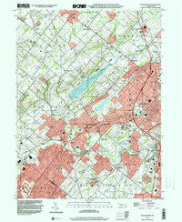 Doylestown Pennsylvania Historical topographic map, 1:24000 scale, 7.5 X 7.5 Minute, Year 1999
