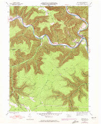 Driftwood Pennsylvania Historical topographic map, 1:24000 scale, 7.5 X 7.5 Minute, Year 1945