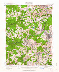 Du Bois Pennsylvania Historical topographic map, 1:62500 scale, 15 X 15 Minute, Year 1922