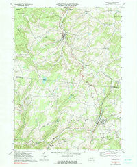 Dushore Pennsylvania Historical topographic map, 1:24000 scale, 7.5 X 7.5 Minute, Year 1969