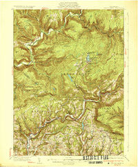 Eagle Mere Pennsylvania Historical topographic map, 1:62500 scale, 15 X 15 Minute, Year 1932