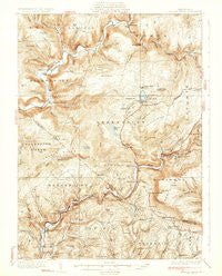 Eagles Mere Pennsylvania Historical topographic map, 1:62500 scale, 15 X 15 Minute, Year 1932