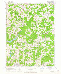 East Butler Pennsylvania Historical topographic map, 1:24000 scale, 7.5 X 7.5 Minute, Year 1964