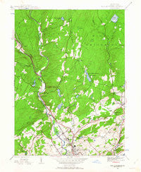 East Stroudsburg Pennsylvania Historical topographic map, 1:24000 scale, 7.5 X 7.5 Minute, Year 1944