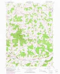 East Troy Pennsylvania Historical topographic map, 1:24000 scale, 7.5 X 7.5 Minute, Year 1957