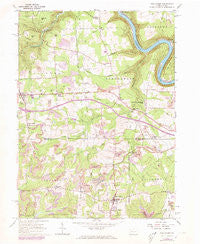 Eau Claire Pennsylvania Historical topographic map, 1:24000 scale, 7.5 X 7.5 Minute, Year 1963