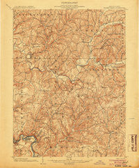 Elders Ridge Pennsylvania Historical topographic map, 1:62500 scale, 15 X 15 Minute, Year 1904
