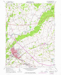 Elizabethtown Pennsylvania Historical topographic map, 1:24000 scale, 7.5 X 7.5 Minute, Year 1964