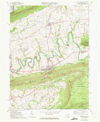 Elizabethville Pennsylvania Historical topographic map, 1:24000 scale, 7.5 X 7.5 Minute, Year 1969