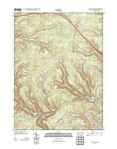 Elliott Park Pennsylvania Historical topographic map, 1:24000 scale, 7.5 X 7.5 Minute, Year 2013