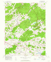 Elverson Pennsylvania Historical topographic map, 1:24000 scale, 7.5 X 7.5 Minute, Year 1956