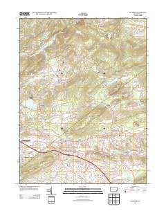Elverson Pennsylvania Historical topographic map, 1:24000 scale, 7.5 X 7.5 Minute, Year 2013