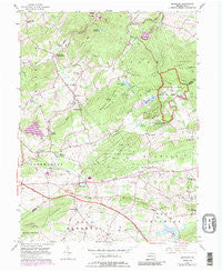 Elverson Pennsylvania Historical topographic map, 1:24000 scale, 7.5 X 7.5 Minute, Year 1956