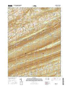 Enders Pennsylvania Current topographic map, 1:24000 scale, 7.5 X 7.5 Minute, Year 2016