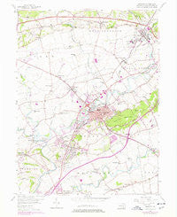 Ephrata Pennsylvania Historical topographic map, 1:24000 scale, 7.5 X 7.5 Minute, Year 1956