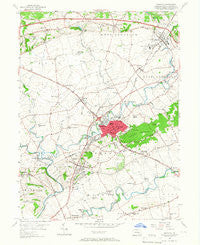 Ephrata Pennsylvania Historical topographic map, 1:24000 scale, 7.5 X 7.5 Minute, Year 1956