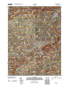 Ephrata Pennsylvania Historical topographic map, 1:24000 scale, 7.5 X 7.5 Minute, Year 2010