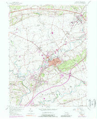 Ephrata Pennsylvania Historical topographic map, 1:24000 scale, 7.5 X 7.5 Minute, Year 1956