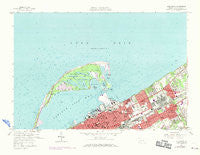 Erie North Pennsylvania Historical topographic map, 1:24000 scale, 7.5 X 7.5 Minute, Year 1957