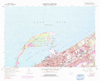 Erie North Pennsylvania Historical topographic map, 1:24000 scale, 7.5 X 7.5 Minute, Year 1957