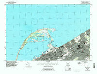 Erie North Pennsylvania Historical topographic map, 1:24000 scale, 7.5 X 7.5 Minute, Year 1996