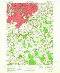 Erie South Pennsylvania Historical topographic map, 1:24000 scale, 7.5 X 7.5 Minute, Year 1957
