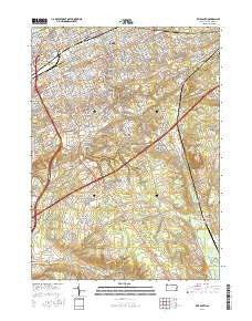 Erie South Pennsylvania Current topographic map, 1:24000 scale, 7.5 X 7.5 Minute, Year 2016