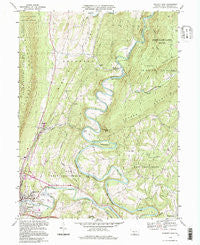 Everett East Pennsylvania Historical topographic map, 1:24000 scale, 7.5 X 7.5 Minute, Year 1994