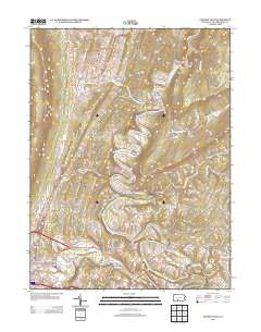 Everett East Pennsylvania Historical topographic map, 1:24000 scale, 7.5 X 7.5 Minute, Year 2013