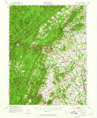 Fairfield Pennsylvania Historical topographic map, 1:62500 scale, 15 X 15 Minute, Year 1951
