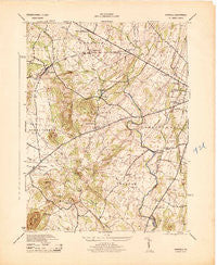 Fairfield Pennsylvania Historical topographic map, 1:31680 scale, 7.5 X 7.5 Minute, Year 1944
