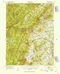 Fairfield Pennsylvania Historical topographic map, 1:62500 scale, 15 X 15 Minute, Year 1951