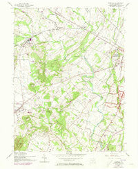 Fairfield Pennsylvania Historical topographic map, 1:24000 scale, 7.5 X 7.5 Minute, Year 1951