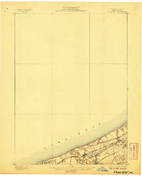 Fairview Pennsylvania Historical topographic map, 1:62500 scale, 15 X 15 Minute, Year 1900