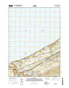 Fairview Pennsylvania Current topographic map, 1:24000 scale, 7.5 X 7.5 Minute, Year 2016
