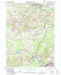 Falls Creek Pennsylvania Historical topographic map, 1:24000 scale, 7.5 X 7.5 Minute, Year 1966