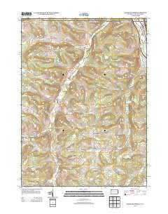 Franklin Forks Pennsylvania Historical topographic map, 1:24000 scale, 7.5 X 7.5 Minute, Year 2013