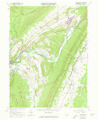 Frankstown Pennsylvania Historical topographic map, 1:24000 scale, 7.5 X 7.5 Minute, Year 1963