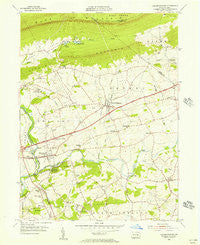 Fredericksburg Pennsylvania Historical topographic map, 1:24000 scale, 7.5 X 7.5 Minute, Year 1955