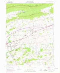 Fredericksburg Pennsylvania Historical topographic map, 1:24000 scale, 7.5 X 7.5 Minute, Year 1955