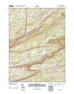 Freeland Pennsylvania Historical topographic map, 1:24000 scale, 7.5 X 7.5 Minute, Year 2013