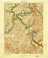 Freeport Pennsylvania Historical topographic map, 1:62500 scale, 15 X 15 Minute, Year 1909