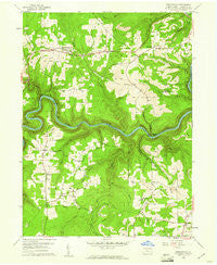 Frenchville Pennsylvania Historical topographic map, 1:24000 scale, 7.5 X 7.5 Minute, Year 1959