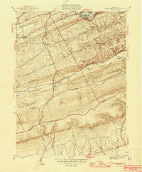 Friedensburg Pennsylvania Historical topographic map, 1:31680 scale, 7.5 X 7.5 Minute, Year 1946