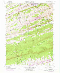 Friedensburg Pennsylvania Historical topographic map, 1:24000 scale, 7.5 X 7.5 Minute, Year 1945